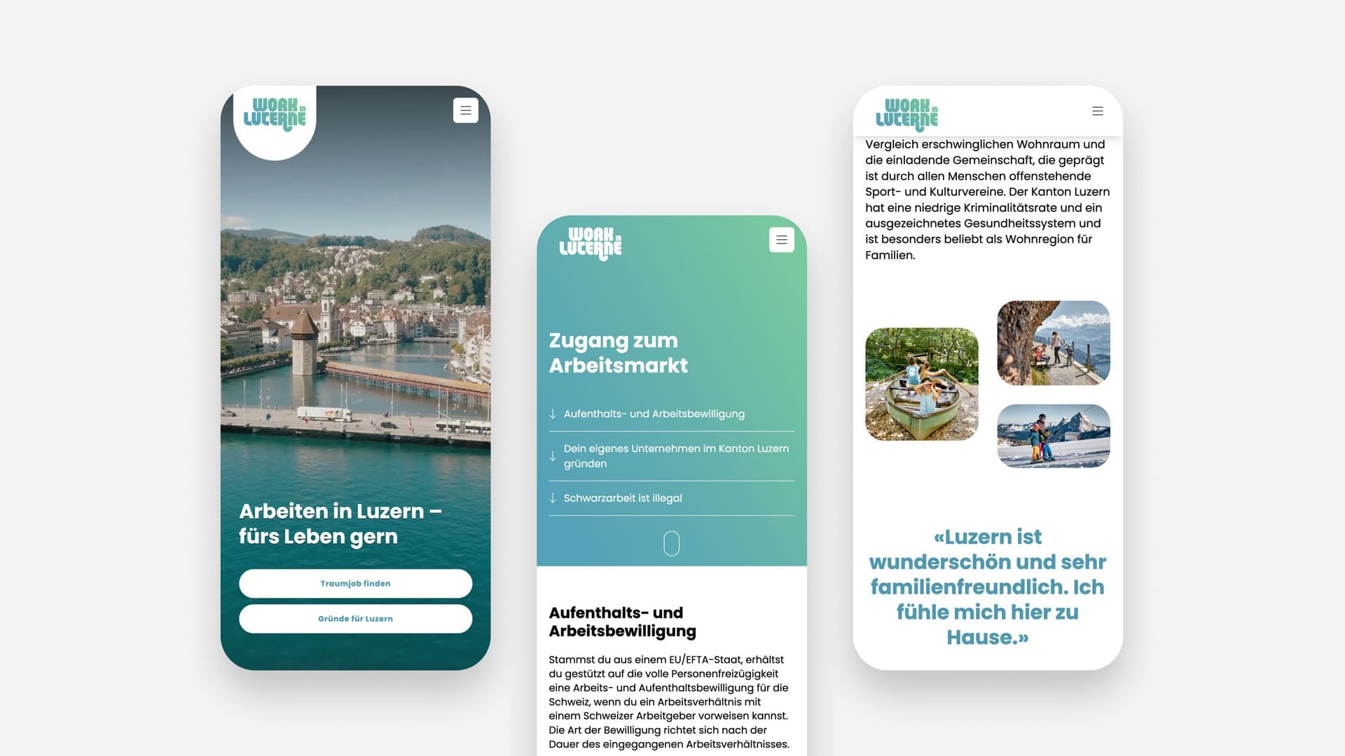 Karrierewebsite workinlucerne.com